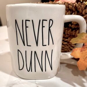 Rae Dunn Never Dunn Coffee Mug Artesian Collection by Magenta